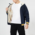 Fleece Lined Jacket // Dark Blue (XS)