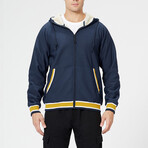 Fleece Lined Jacket // Dark Blue (XS)