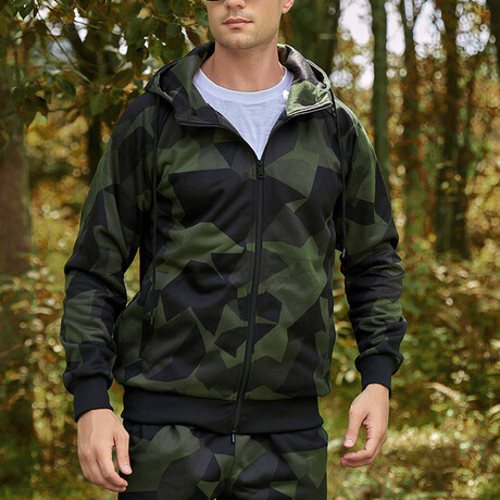 Camouflage Jacket // Army Green (XS)