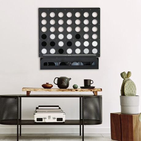 Connect Four Wall Game (Black)