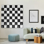 Mega Size Vertical Chess Board Wall-Wounted Game