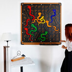 Giant Size Snake and Ladders Wall Game