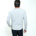 Knitted Henley T-Shirt // Heather (2XL)