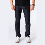 Rustic Corduroy Slim Pant // Black (34WX34L)