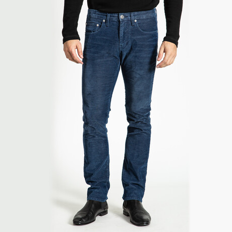 Barfly Slim Indigo Corduroy Pant // Lyon (29WX34L)