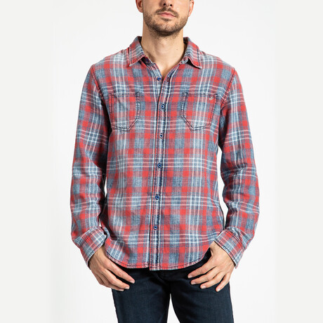 Woven Plaid Shirt // Benson (S)