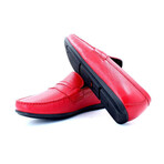 Penny Loafers // Red (Euro: 43)