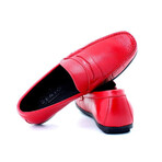 Penny Loafers // Red (Euro: 43)