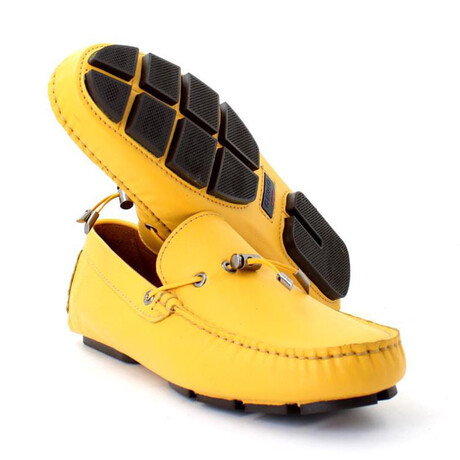Lace Loafers // Yellow (Euro: 39)