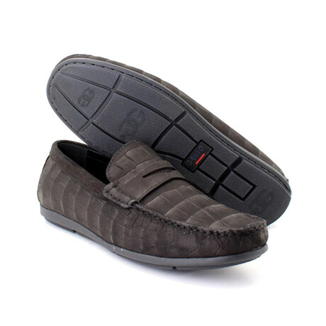 Textured Loafers // Black (Euro: 39)