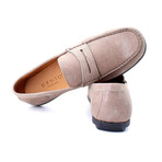 Penny Loafers // Beige Suede (Euro: 41)