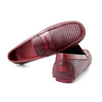 Penny Printed Loafers // Burgundy (Euro: 40)