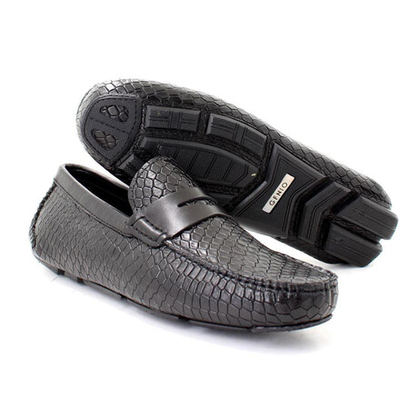 Croc Loafers // Black (Euro: 39)