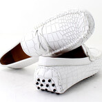 Croc Loafers // White (Euro: 42)