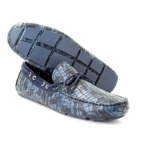 Croc Loafers // Dark Blue (Euro: 39)