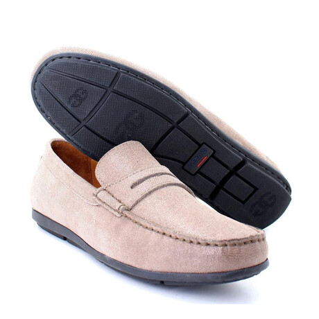 Penny Loafers // Beige Suede (Euro: 39)