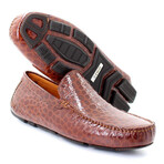 Croc Loafers // Brown (Euro: 40)