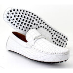 Croc Loafers // White (Euro: 42)