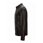 Racer Leather Jacket // Dark Brown (XS)