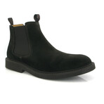 Suede Chelsea Boots // Dark Brown (39)