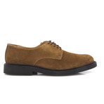 Suede Derby Shoes // Camel (39)