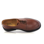 Leather Derby Shoes // Camel (40)