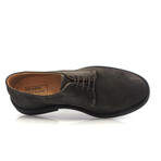 Suede Derby Shoes // Dark Brown (39)