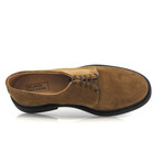 Suede Derby Shoes // Camel (39)