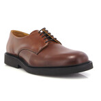 Leather Derby Shoes // Camel (40)