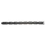 1/4Ctw Black Treated Diamond Stainless Steel Bracelet With Black Matt Finish