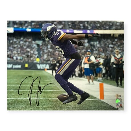 Justin Jefferson // Minnesota Vikings // Autographed Photograph Unframed