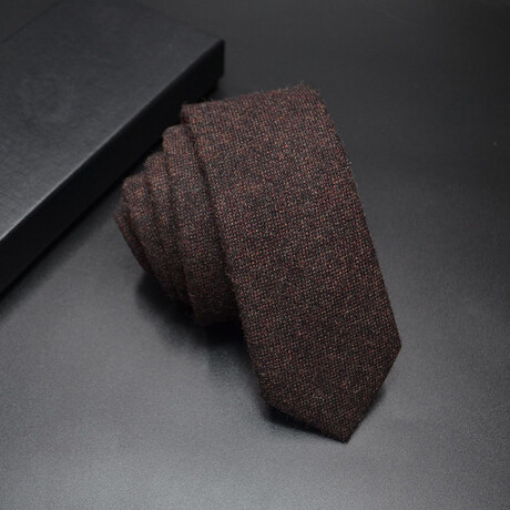 Cotton Neck Ties // Highland Weave Brown