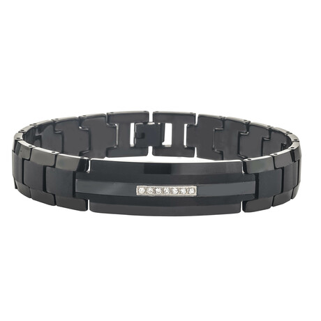 0.15Ctw Tungsten + Id Style Bracelet