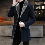 D3229-Navy-Blue // Coat (XS)