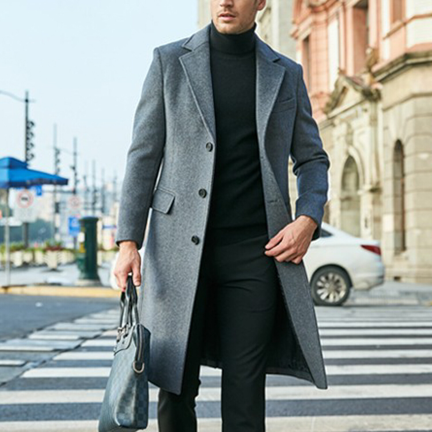 D3225-Gray // Coat (XS) - RVHSWDS Jackets + Coats - Touch of Modern