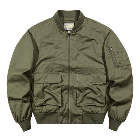 Bomber Jacket // Army Green (XS)