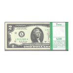 2017 A $2 Federal Reserve Original Pack Lucky # 888