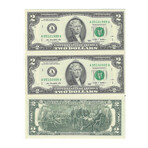 2009 $2 Federal Reserve "A" Boston Series Original Birthday Pack  LUCKY SERIAL NUMBER 901 - 000