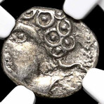 Ancient Celtic Gaul // 1st Century BC // Silver Coin