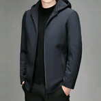 APJ-004 // Parka Jacket // Navy Blue (L)