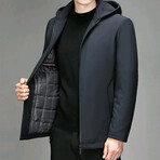 APJ-004 // Parka Jacket // Navy Blue (M)