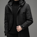 APJ-021 // Parka Jacket // Black (L)