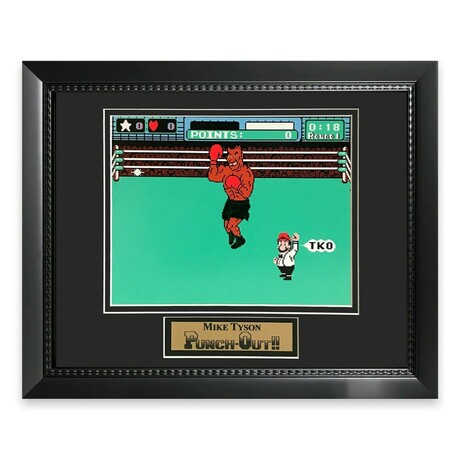 Mike Tyson // Punch Out // Photograph + Framed