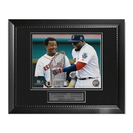 Pedro Martinez & David Ortiz // Boston Red Sox // Photograph + Framed