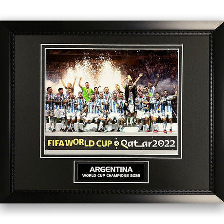 Argentina // 2022 World Cup Champions // Photograph + Framed