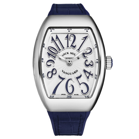 Franck Muller Ladies Vanguard Quartz // 35QZBLUSILBLU