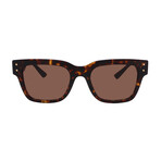 Versace // VE4421-108/13 // Square Sunglasses // Havana + Brown