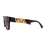 Versace // VE4421-108/13 // Square Sunglasses // Havana + Brown