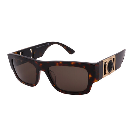 Versace // VE4416U-108/3 // Square Sunglasses // Havana + Brown