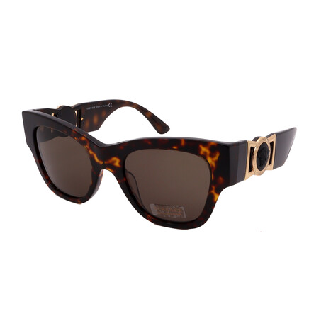 Versace // VE4415U-108/3 // Square Sunglasses // Havana + Brown